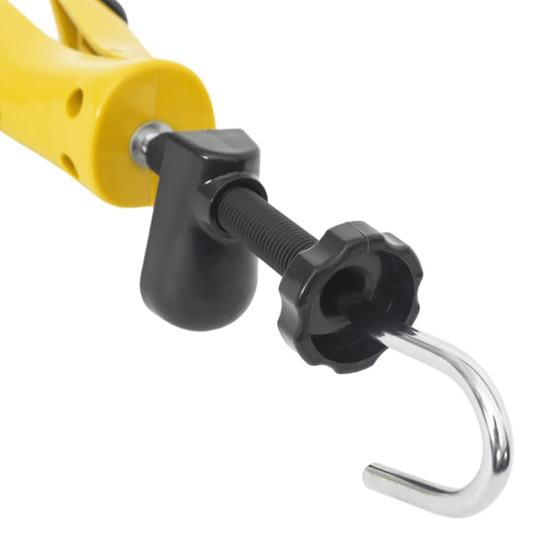 vidaXL Shoe Stretcher with Shoehorn Yellow EU 37-41 Plastic