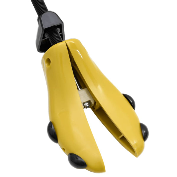 vidaXL Shoe Stretcher with Shoehorn Yellow EU 37-41 Plastic