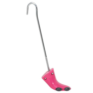 vidaXL Boot Shapers with Shoehorn Pink EU 34-40 Plastic