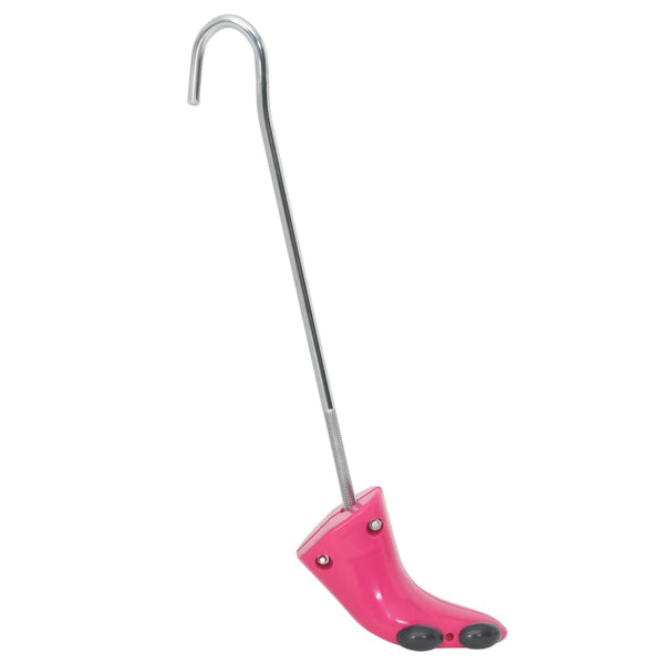 vidaXL Boot Shapers with Shoehorn Pink EU 34-40 Plastic
