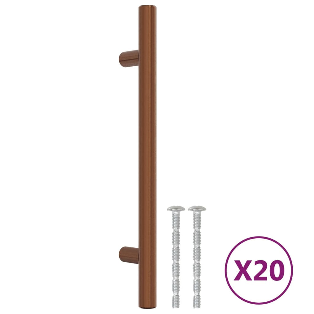 Möbelgriffe Bronze 160mm Edelstahl - 20er Set
