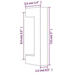 Goldene Möbelgriffe 64mm, 20er Set