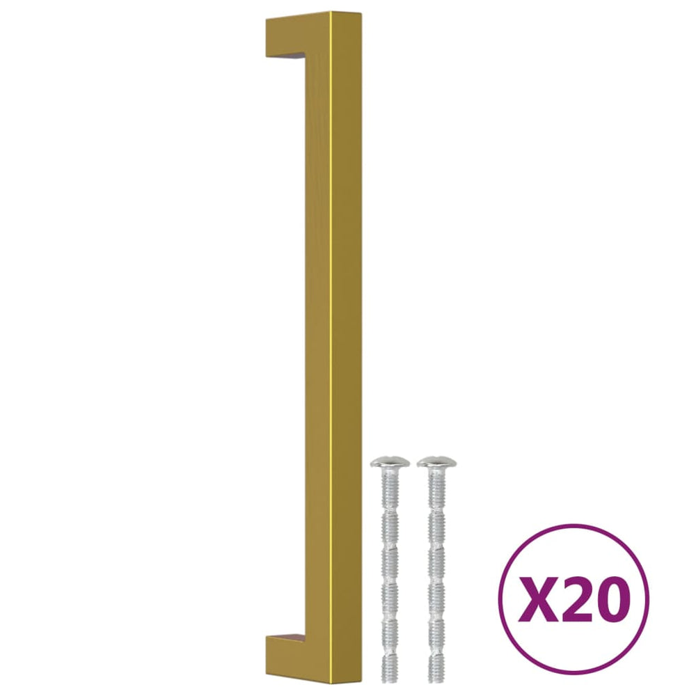 Goldene Möbelgriffe 192mm, 20er Set