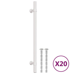 Möbelgriffe Silber Edelstahl 192mm - 20er Set