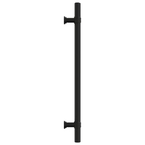 Möbelgriffe Schwarz Edelstahl 192mm - 10er Set