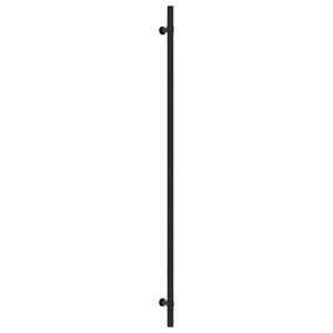 Möbelgriffe Schwarz Edelstahl 480mm, 10er-Set
