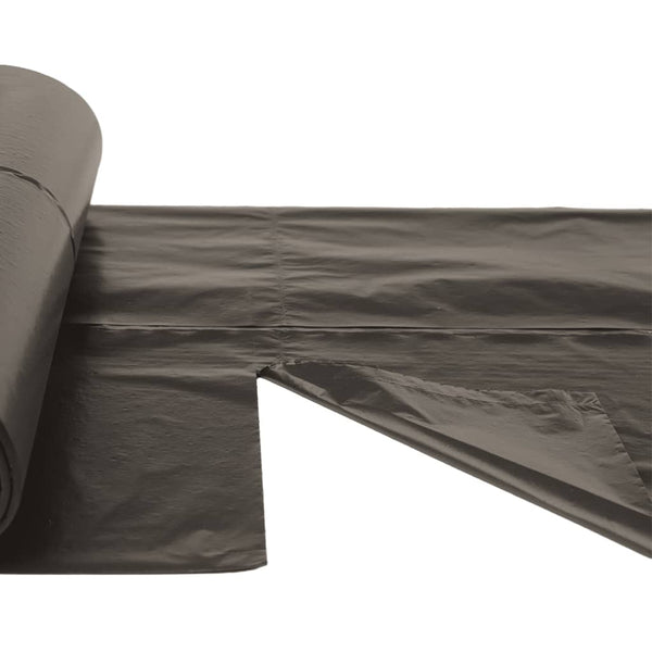 vidaXL Bin Bags 250 pcs. Black 120 L