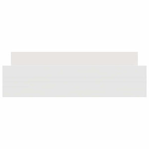 vidaXL Bed Frame with Headboard and Footboard White 200x200 cm