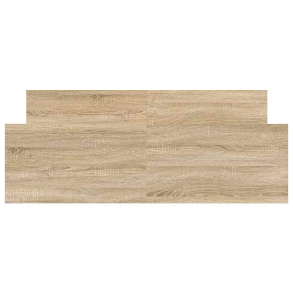 vidaXL Bed Frame with Headboard and Footboard Sonoma Oak 120x200 cm