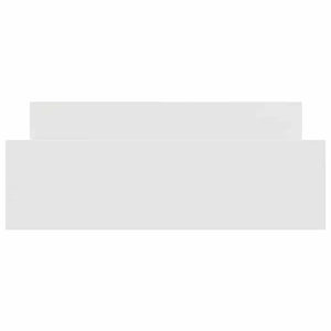 vidaXL Bed Frame with Headboard and Footboard White 140x200 cm