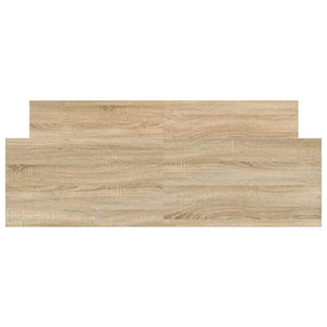 vidaXL Bed Frame with Headboard and Footboard Sonoma Oak 140x200 cm