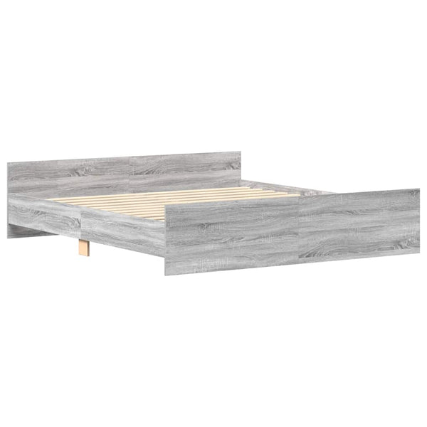 Bettgestell Grau Sonoma 180x200 cm