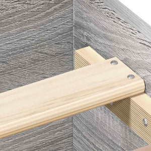 Bettgestell Grau Sonoma 180x200 cm
