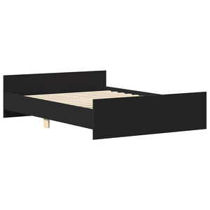 Bettgestell Schwarz 120x190 cm