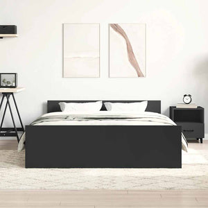 Bettgestell Schwarz 120x190 cm