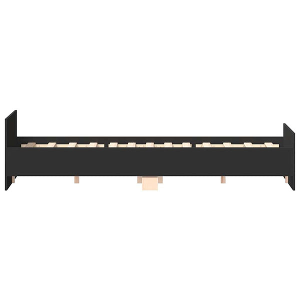 Bettgestell Schwarz 120x190 cm