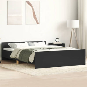 Bettgestell Schwarz 120x190 cm