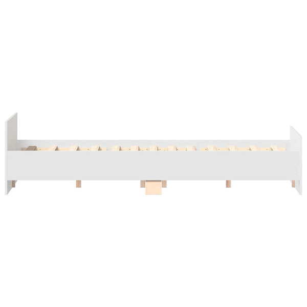Bettgestell Weiß 140x190 cm