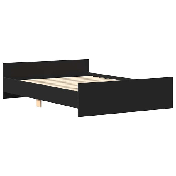 Bettgestell Schwarz 140x190 cm