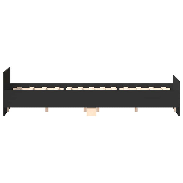 Bettgestell Schwarz 140x190 cm