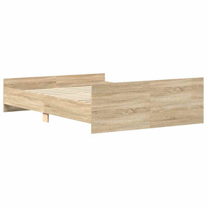 Bettgestell Sonoma-Eiche 140x190 cm