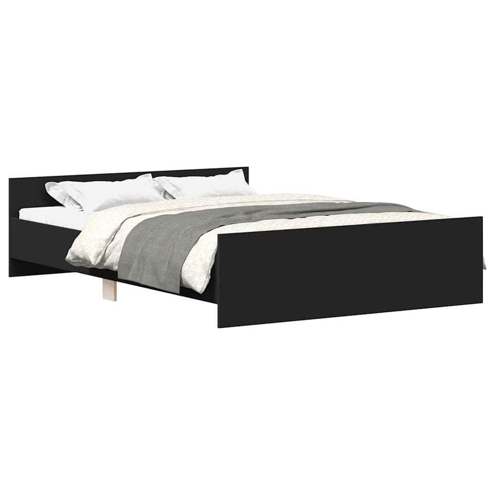 Bettgestell Schwarz 135x190 cm