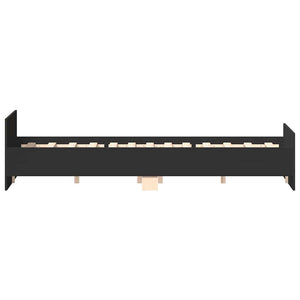 Bettgestell Schwarz 135x190 cm