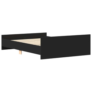 Bettgestell Schwarz 135x190 cm