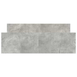 Bettgestell Betongrau 135x190 cm