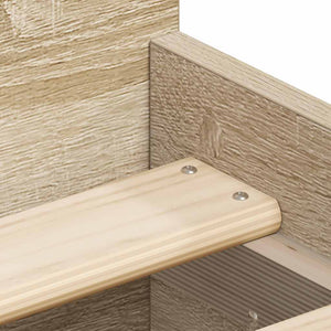 Bettgestell Sonoma Eiche 100x200 cm