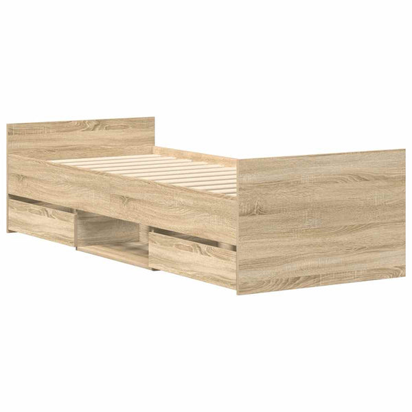 Bettgestell Sonoma Eiche 90x190 cm