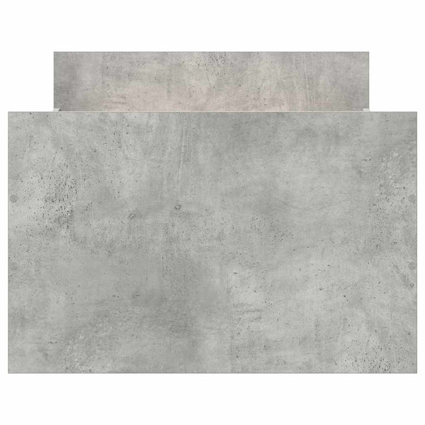 Bettgestell Betongrau 75x190 cm