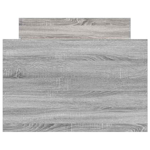 Bettgestell Grau Sonoma 75x190 cm