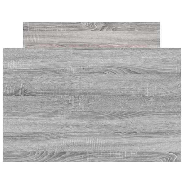 Bettgestell Grau Sonoma 75x190 cm