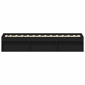 Bettgestell Schwarz 90x200 cm