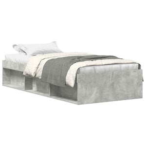 Bettgestell 90x200 cm Betongrau