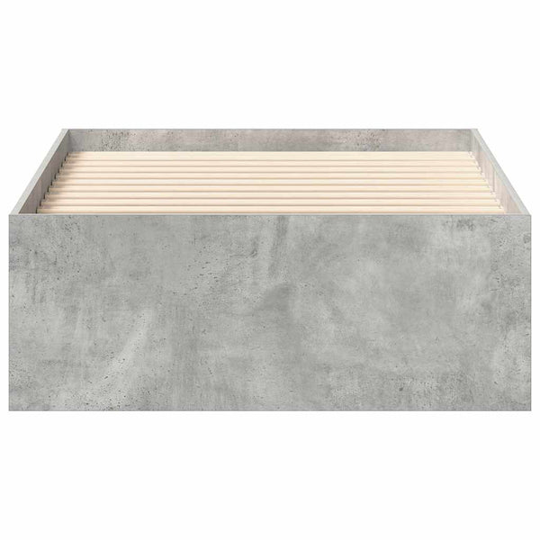 Bettgestell 90x200 cm Betongrau