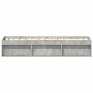 Bettgestell 90x200 cm Betongrau