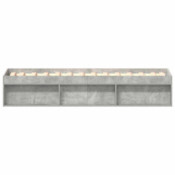 Bettgestell 90x200 cm Betongrau