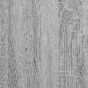 Bettgestell 90x200 cm Grau Sonoma