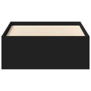 Bettgestell Schwarz 100x200 cm