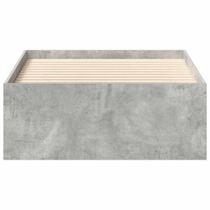Bettgestell Betongrau 100x200 cm