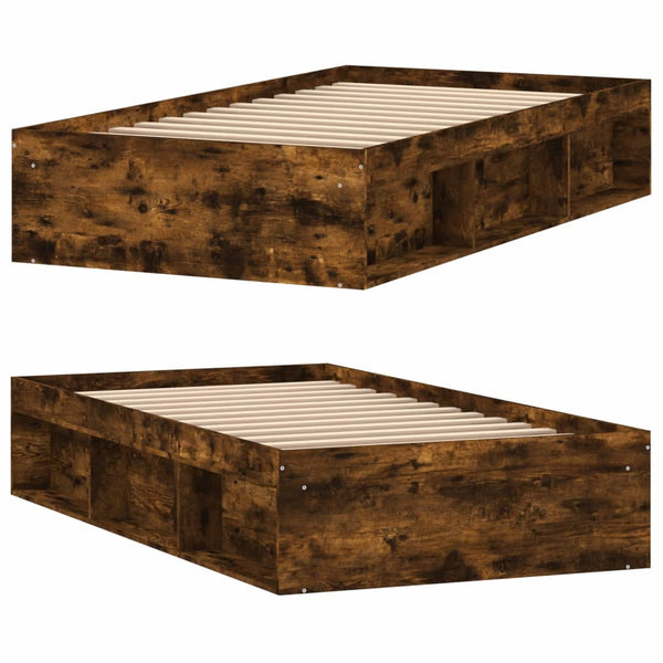 Bettgestell 100x200 cm Räuchereiche