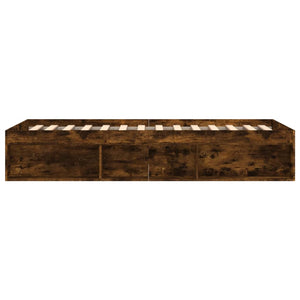 Bettgestell 100x200 cm Räuchereiche