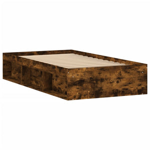 Bettgestell 100x200 cm Räuchereiche