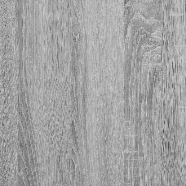 Bettgestell 100x200 cm Grau Sonoma