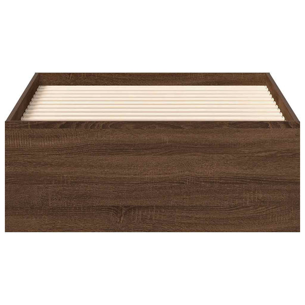 Bettgestell Braun Eichen-Optik 100x200 cm