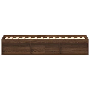 Bettgestell Braun Eichen-Optik 100x200 cm