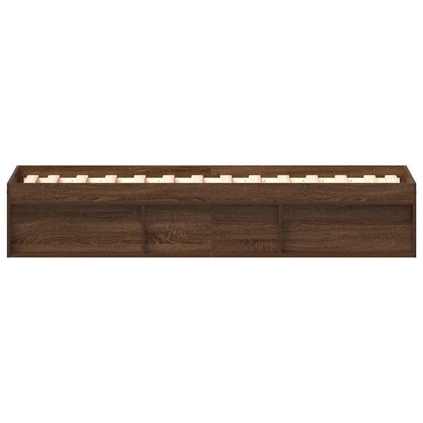 Bettgestell Braun Eichen-Optik 100x200 cm
