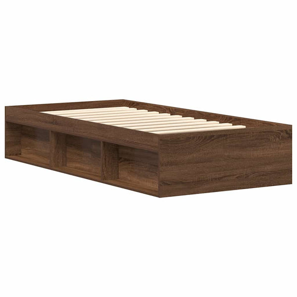 Bettgestell Braun Eichen-Optik 100x200 cm